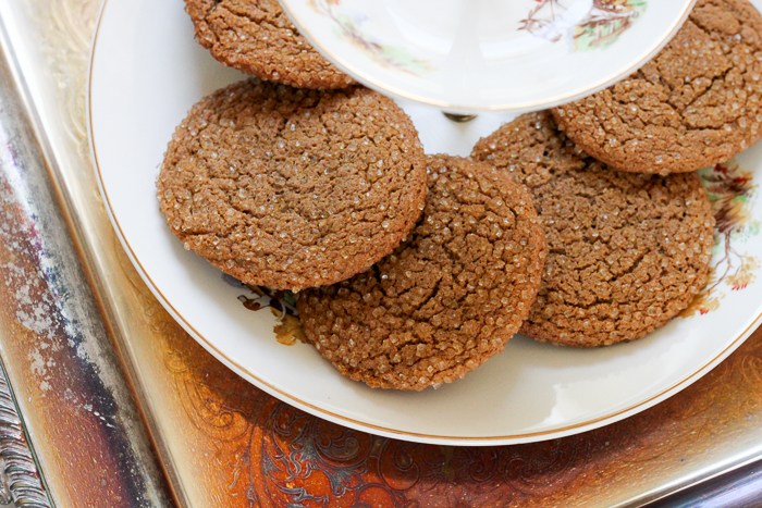 Ginger Molasses Spelt Cookies